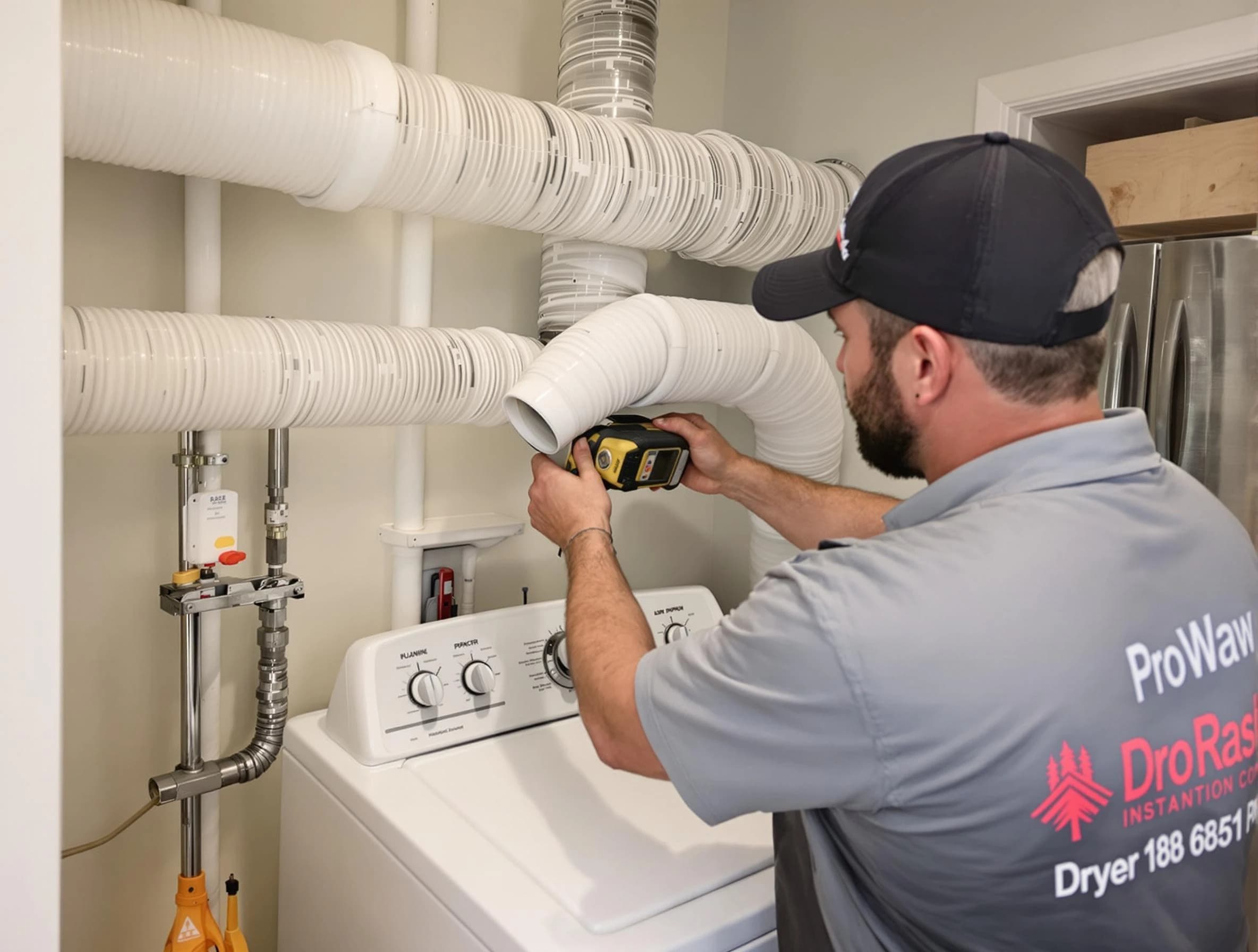 Professional dryer vent hose installation by Belen Dryer Vent Cleaning in Belen