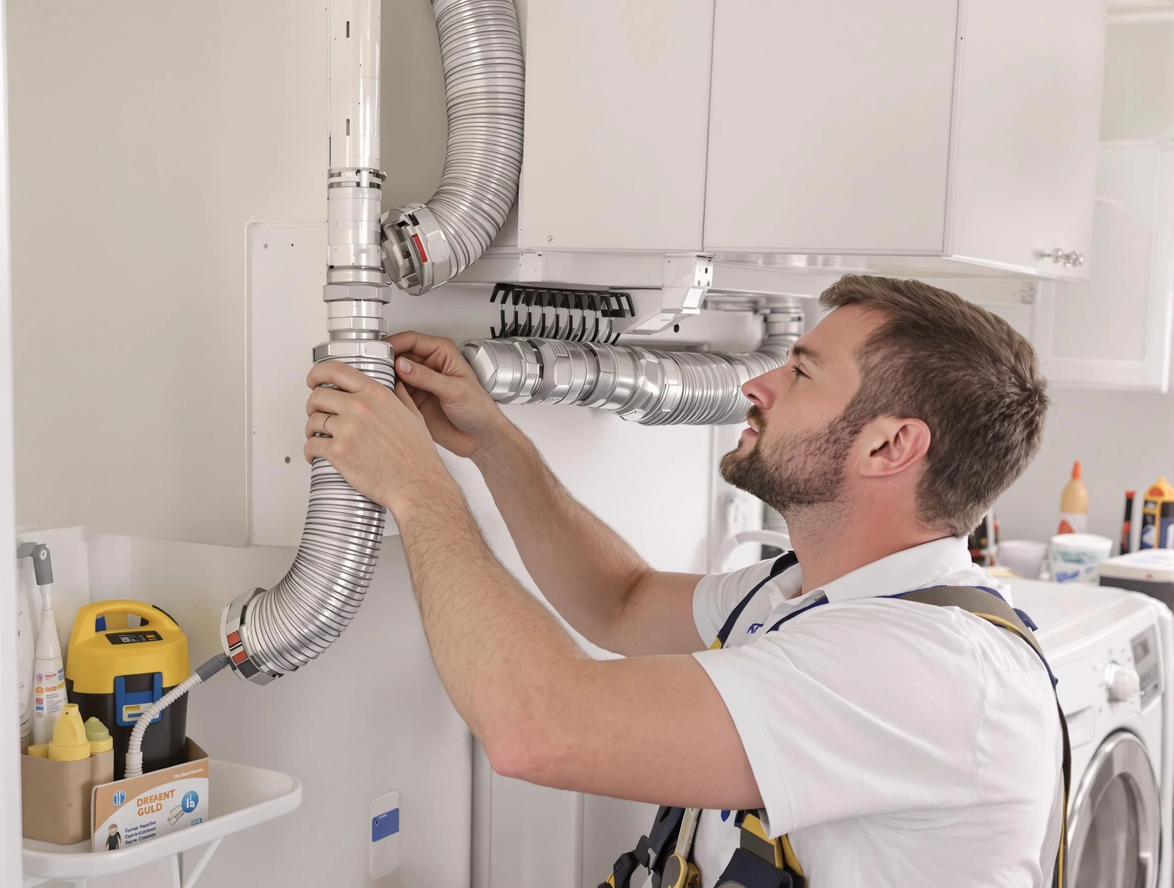 Professional dryer vent repair and installation by Belen Dryer Vent Cleaning in Belen