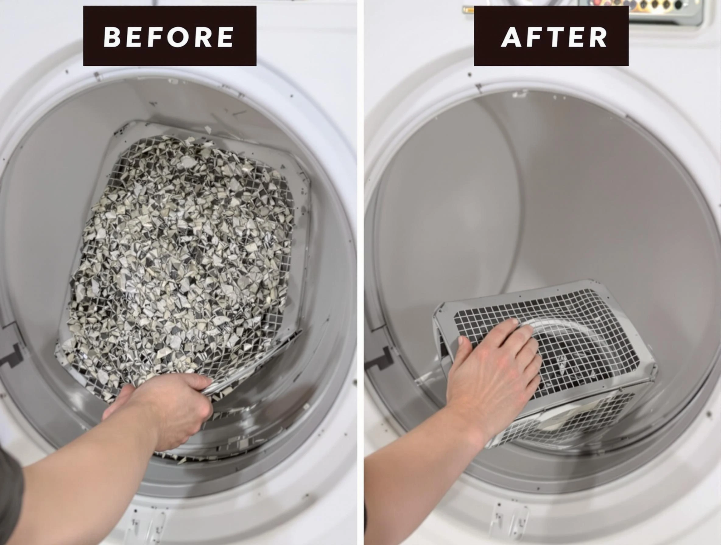 Professional lint trap cleaning by Belen Dryer Vent Cleaning in Belen
