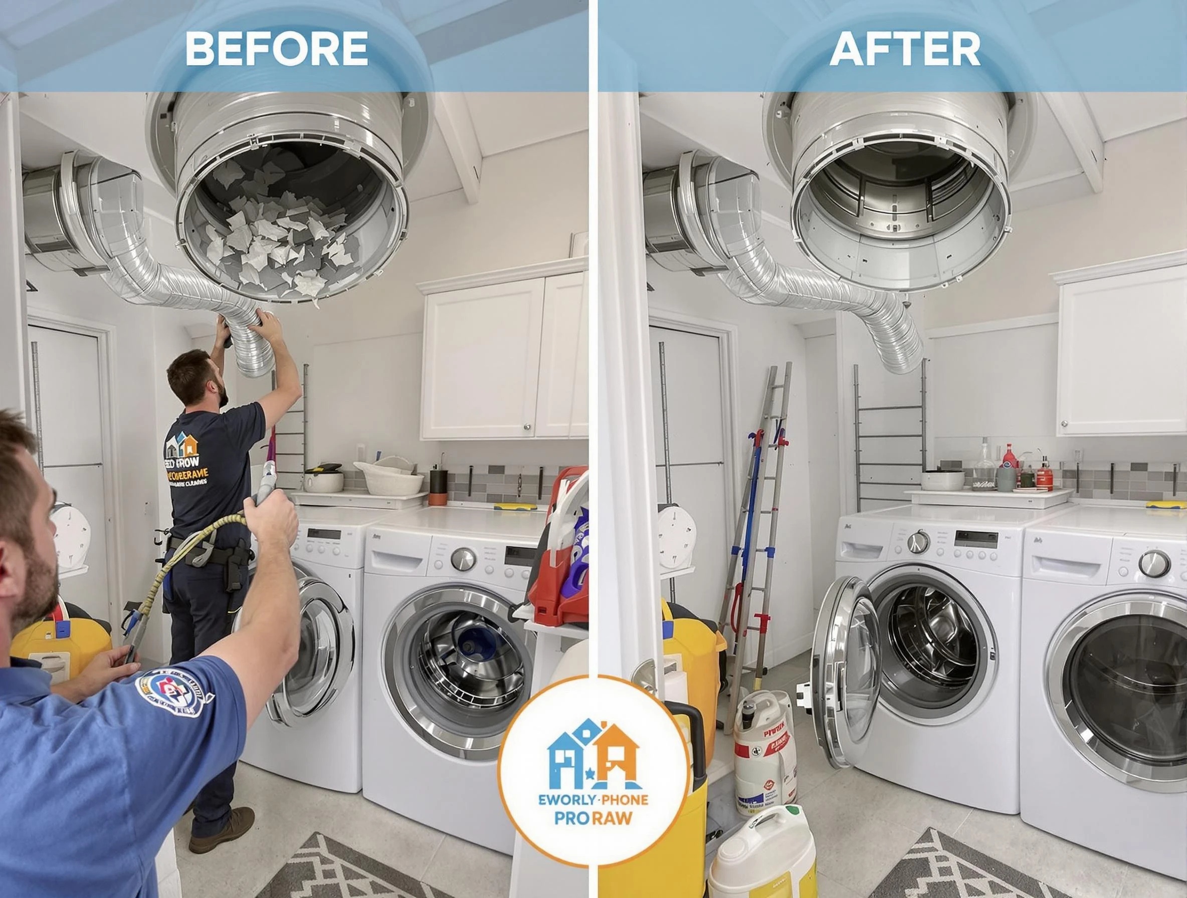 Residential dryer vent cleaning by Belen Dryer Vent Cleaning in Belen